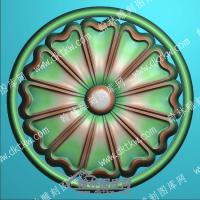 欧式洋花圆花精雕图（OSYH-534）