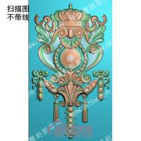 欧式皇冠冒顶洋花扫描图（OSYH-344）