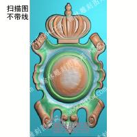 欧式洋花皇冠扫描图（OSQT-034）