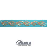 欧式长条洋花精雕图（OSYH-011）