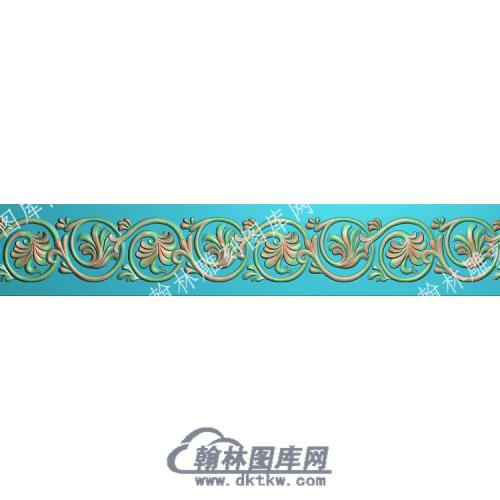 欧式长条洋花精雕图（OSYH-017）