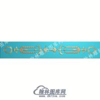 欧式长条洋花精雕图（OSYH-035）
