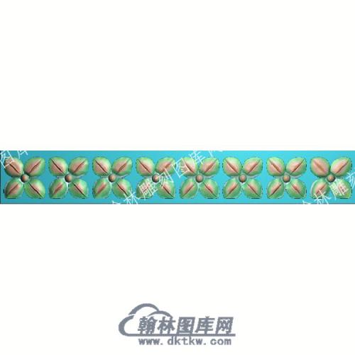欧式长条洋花精雕图（OSYH-041）