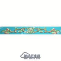 欧式长条洋花精雕图（OSYH-045）
