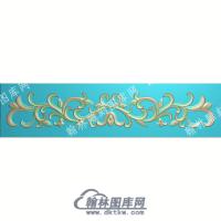 欧式长条洋花精雕图（OSYH-047）