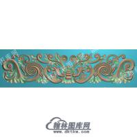 欧式长条洋花精雕图（OSYH-141）
