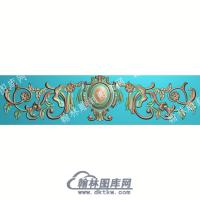 欧式长条洋花精雕图（OSYH-145）