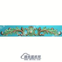 欧式长条洋花精雕图（OSYH-149）