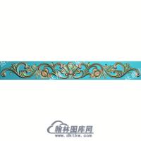 欧式长条洋花精雕图（OSYH-156）