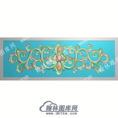 欧式长条洋花精雕图（OSYH-186）