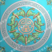 中式蝙蝠精雕图（ZSDW-029）