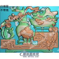中式博古梅花香炉扫描图（ZSBG-067）