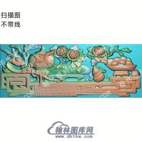 中式博古如意葫芦扫描图（ZSBG-062）