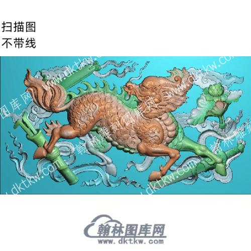 中式麒麟宝剑扫描图（ZSDW-152）