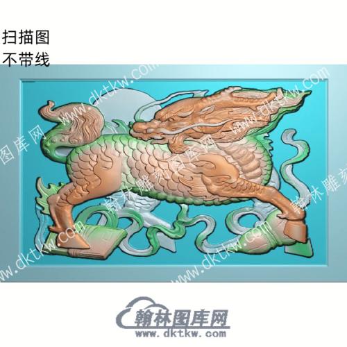中式麒麟书本葫芦精雕图（ZSDW-144）