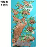 中式凤凰鸟花扫描图（ZSDW-245）