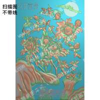 中式花开富贵鸟扫描图（ZSDW-345）