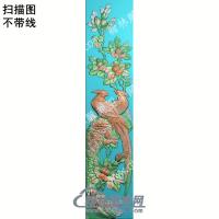 中式锦鸡花扫描图（ZSDW-163）