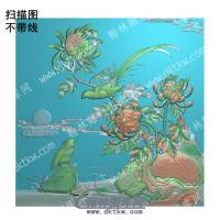 中式菊花鸟扫描图（ZSDW-314）