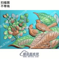 中式鸟花扫描图（ZSDW-267）