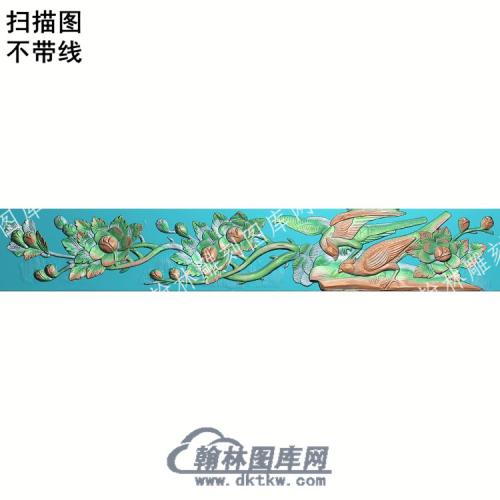 中式鸟花扫描图（ZSDW-320）