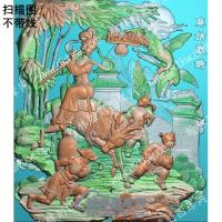 中式麻姑献瑞扫描图（ZSRW-092）