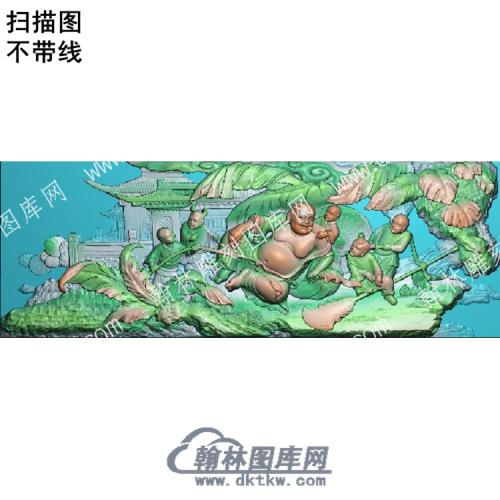 中式弥勒佛扫描图（ZSRW-018）