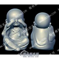 非礼勿视茶宠立体圆雕图（YDCC-009）