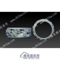 森林树叶戒指立体圆雕图（YDJZ-010）