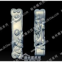 蝙蝠貔貅如意立体圆雕扫描图（YDRY-005）