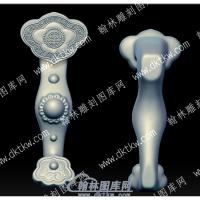 回纹如意立体圆雕扫描图（YDRY-039）