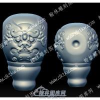 貔貅三通立体圆雕图（YDST-001）