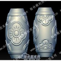 花纹桶珠立体圆雕图（YDZZ-017）