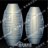回纹桶珠立体圆雕图（YDZZ-014）