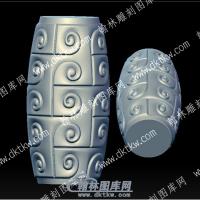 回纹桶珠立体圆雕图（YDZZ-030）