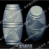 斜纹桶珠立体圆雕图（YDZZ-036）