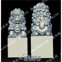 狮子印章立体圆雕图（YDYZ-007）