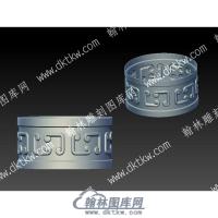 回纹戒指立体圆雕图（YDJZ-035）