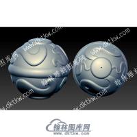 花纹珠立体圆雕图（YDZZ-068）
