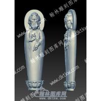 三圣之一观世音菩萨佛像立体圆雕图（YDFX-044）
