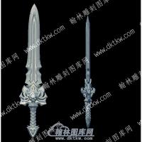 刀剑斧立体圆雕图（YDDJF-008）