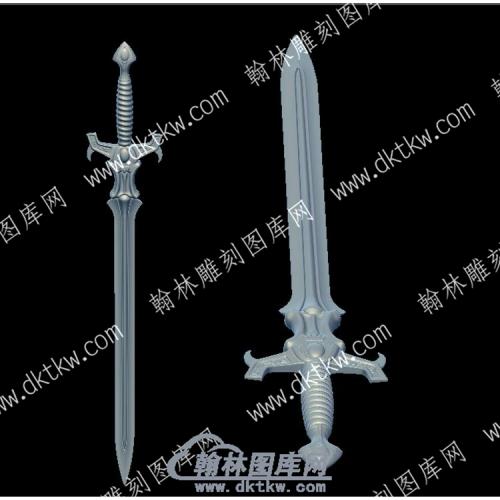 剑立体圆雕图（YDDJF-022）