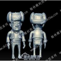 卡通光头强立体圆雕图（YDKT-013）