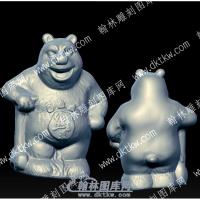 卡通熊大熊二立体圆雕图（YDKT-020）