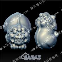 貔貅立体圆雕图（YDDW-087）