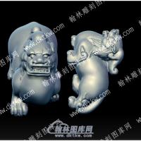 貔貅立体圆雕图（YDDW-094）
