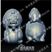 貔貅立体圆雕图（YDDW-113）