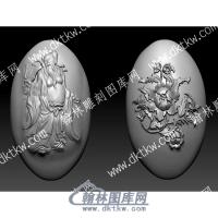 立体八仙钟离权圆雕图（YDRW-046）