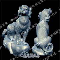 狗立体圆雕图（（YDDW-195））