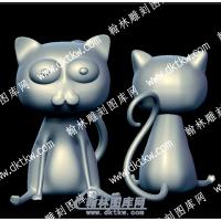 卡通猫立体圆雕图（YDKT-036）